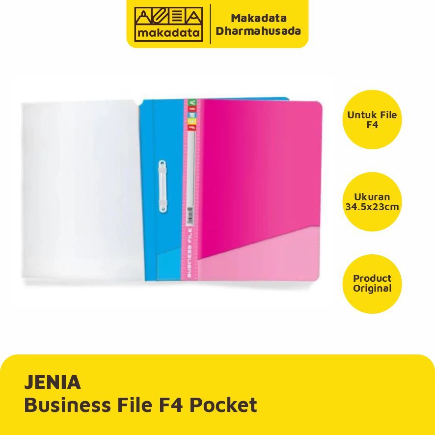 

BUSINESS | BISNIS FILE JENIA F4 POCKET (1 PACK)