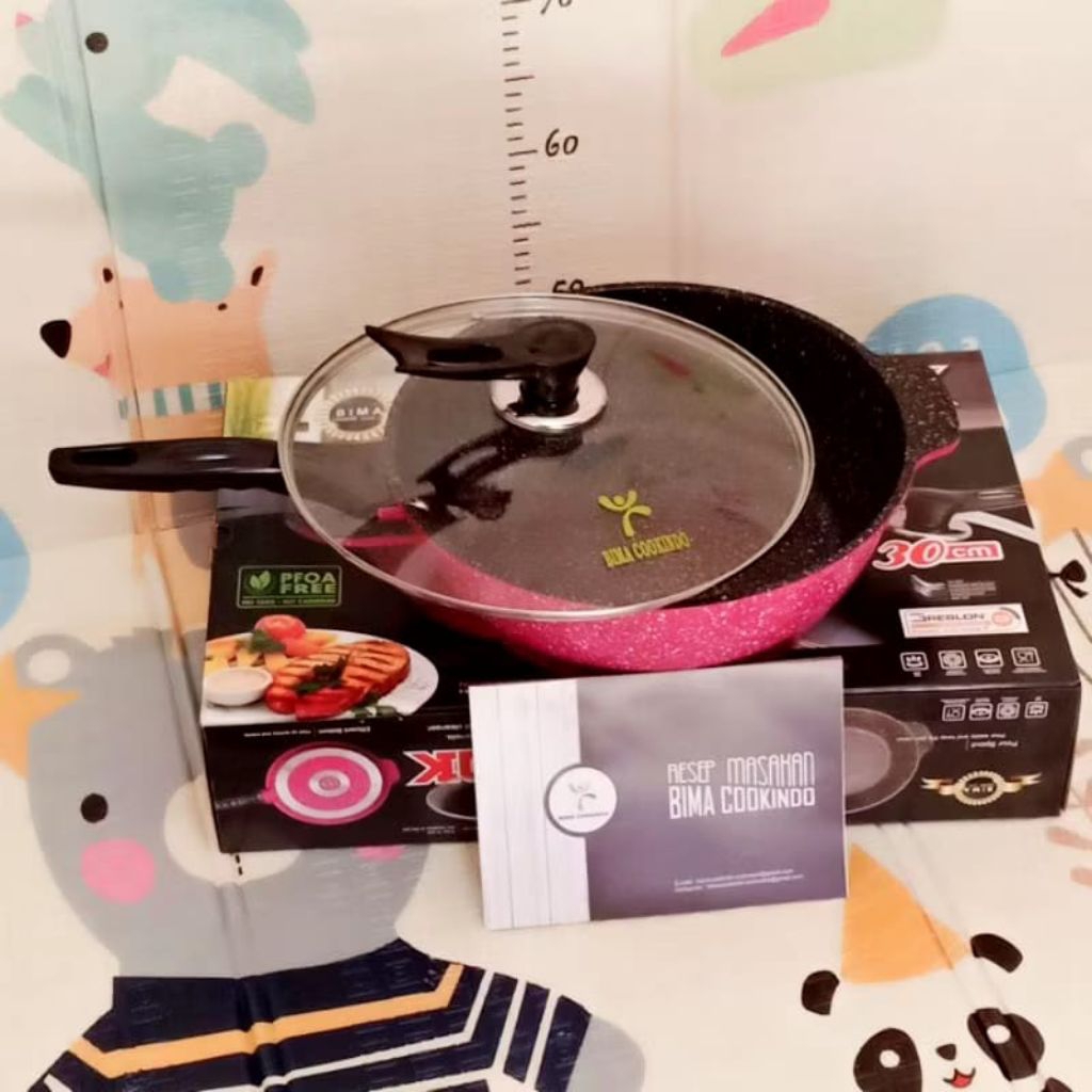 wok pan 30 cm bima cookindo