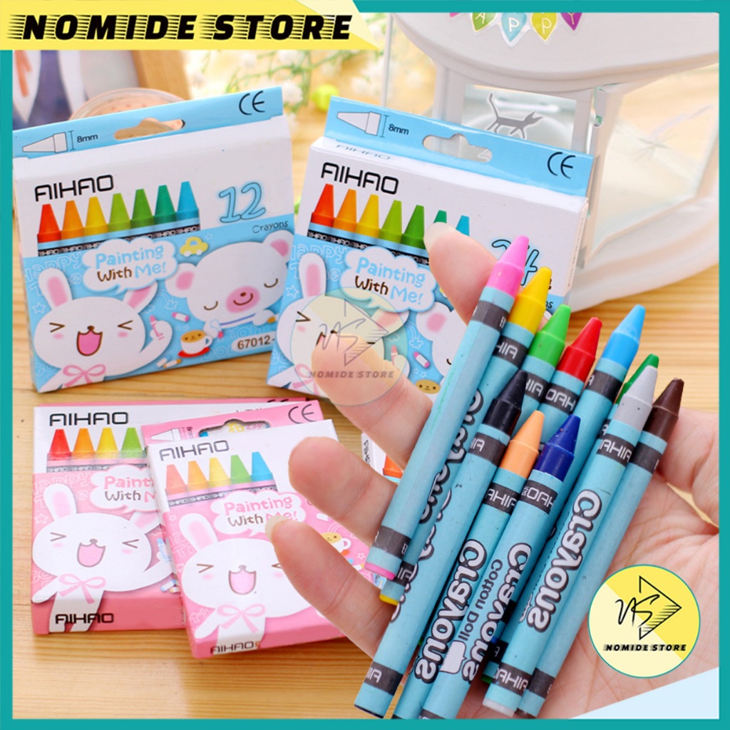 

Crayon Anak 12 Warna Set Alat Tulis Menggambar Mewarnai Perlengkapan Sekolah Anak
