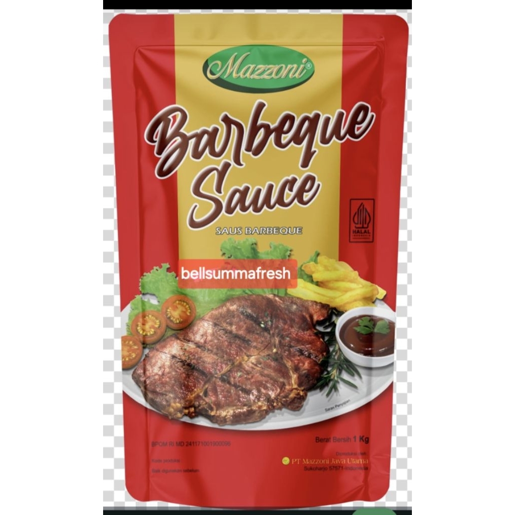 

saos BBQ || BARBEQUE SAUCE Mazzoni 250gr
