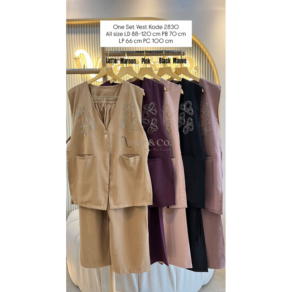 One set celana vest 2830