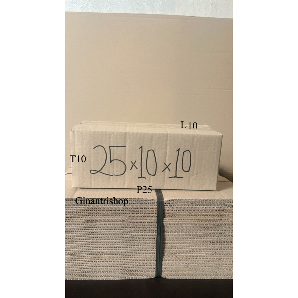 

Kardus Packing 25x10x10