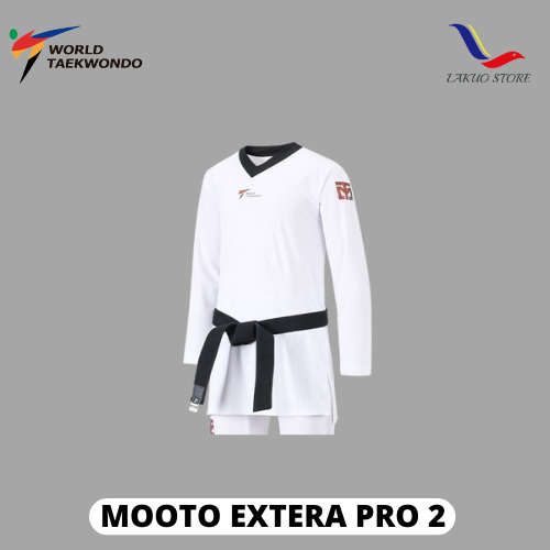 MOOTO EXTERA PRO 2 KYORUGI UNIFORM DOBOK  / DOBOK TAEKWONDO ORIGINAL
