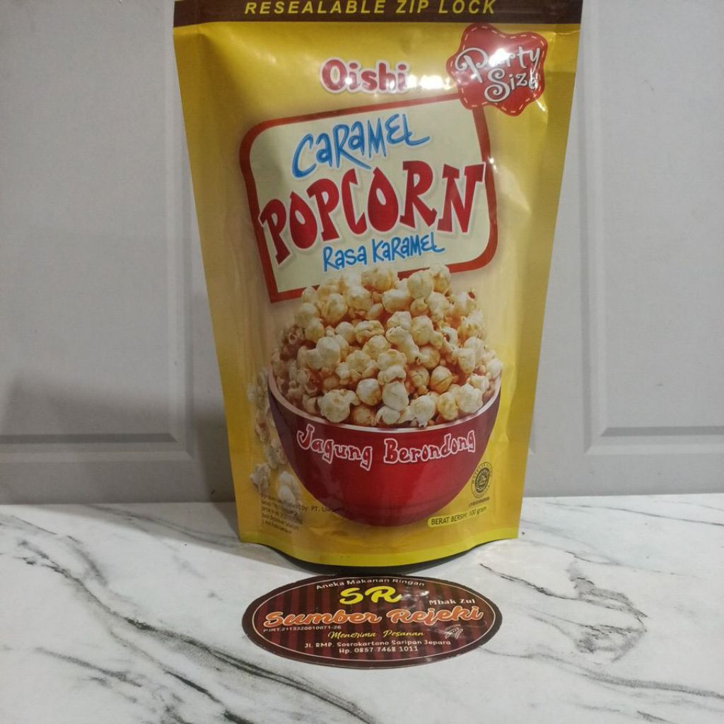 

OISHI POPCORN CARAMEL BERAT 100 GRAM