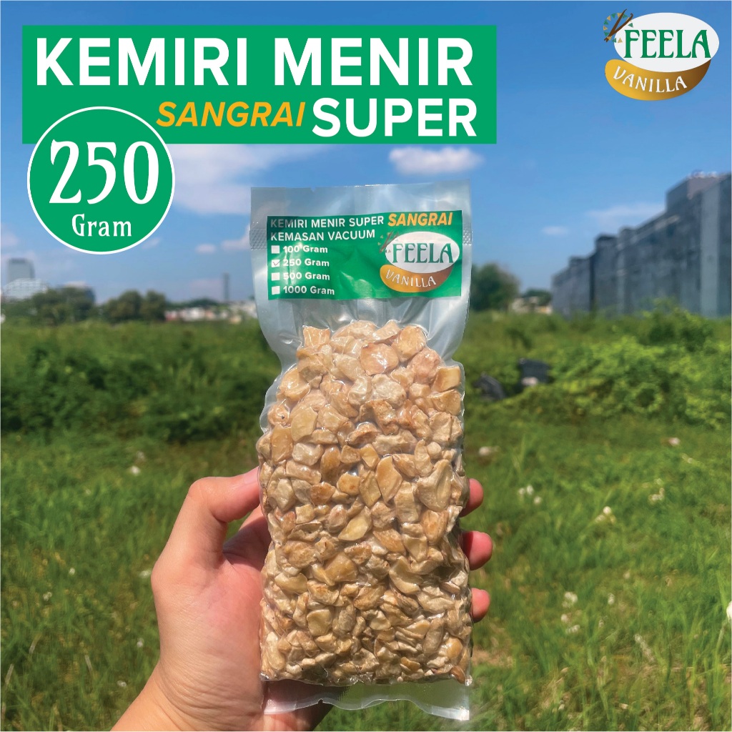 

Kemiri Sangrai Menir 250 Gram - Biji Kemiri Fresh - Khas NTT
