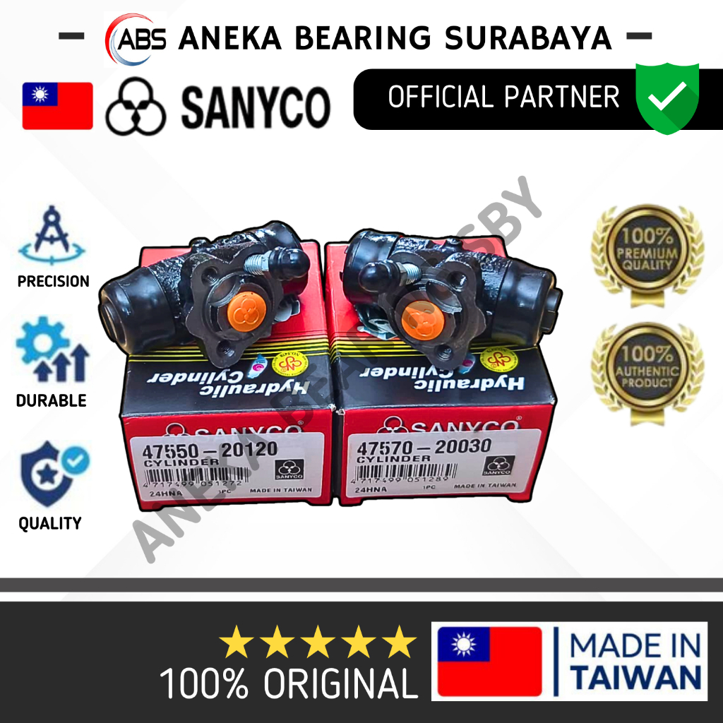 BLOK REM WHEEL CYLINDER BELAKANG TOYOTA GREAT COROLLA TWINCAM STARLET   47550-20120  47570-20030   S