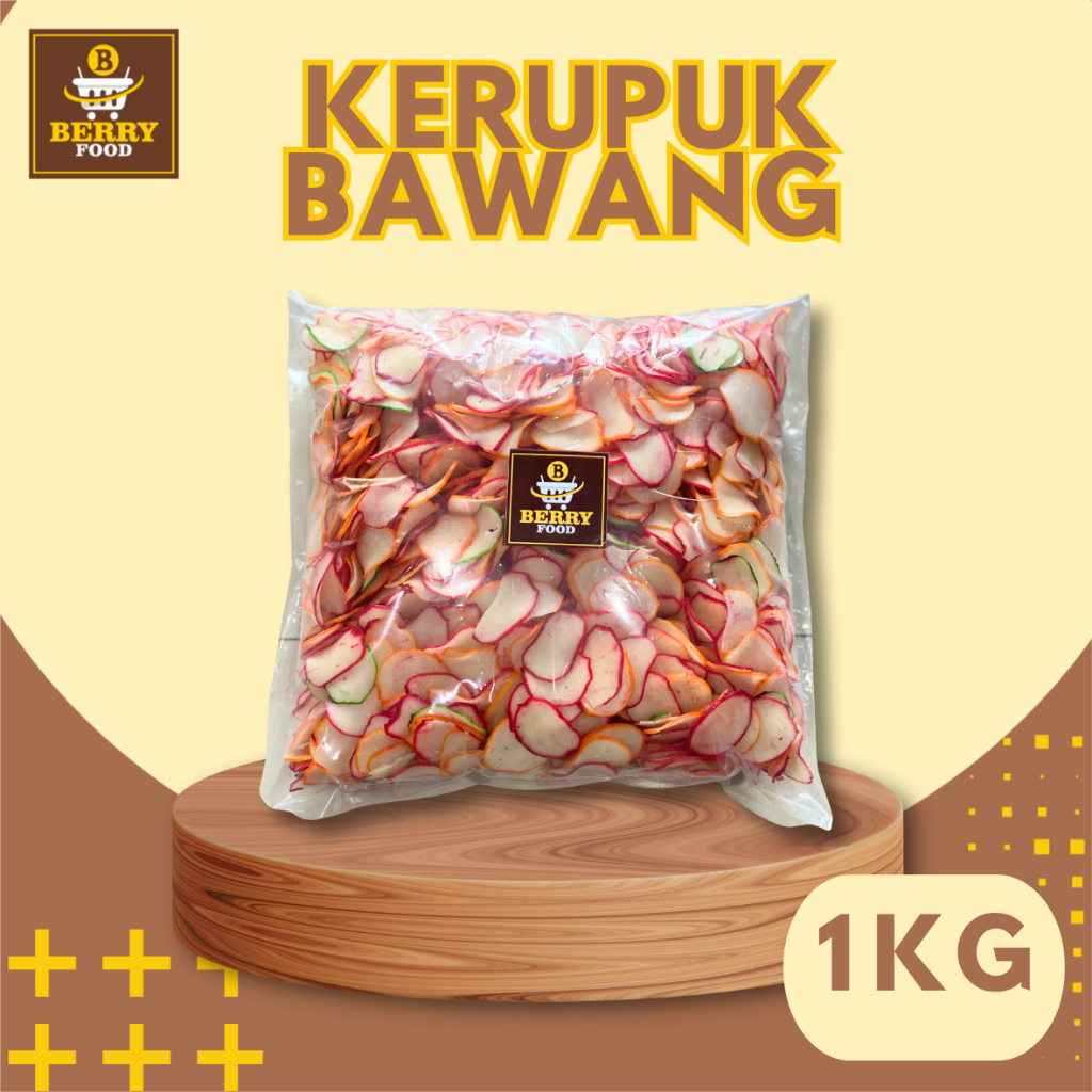 

Kerupuk Seblak Murah Kerupuk Bawang Kerupuk Mentah 1KG dan 250GR – Topping Seblak Enak Berkualitas -- Berry Food