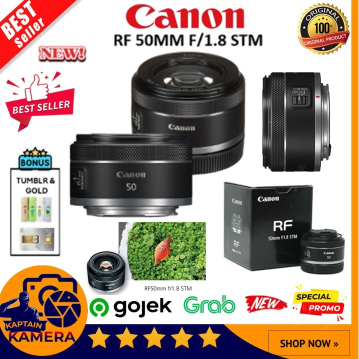 Canon RF 50mm f1.8 Canon RF 50mm f/1.8 STM - GARANSI 2 TAHUN