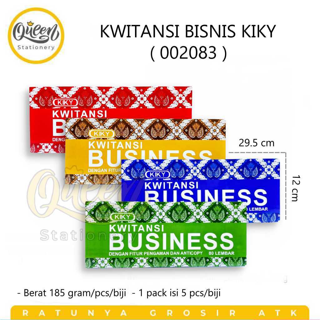 

1 PCS KWITANSI BISNIS KIKY BUKU KUITANSI BUKTI PEMBAYARAN BESAR (002083)