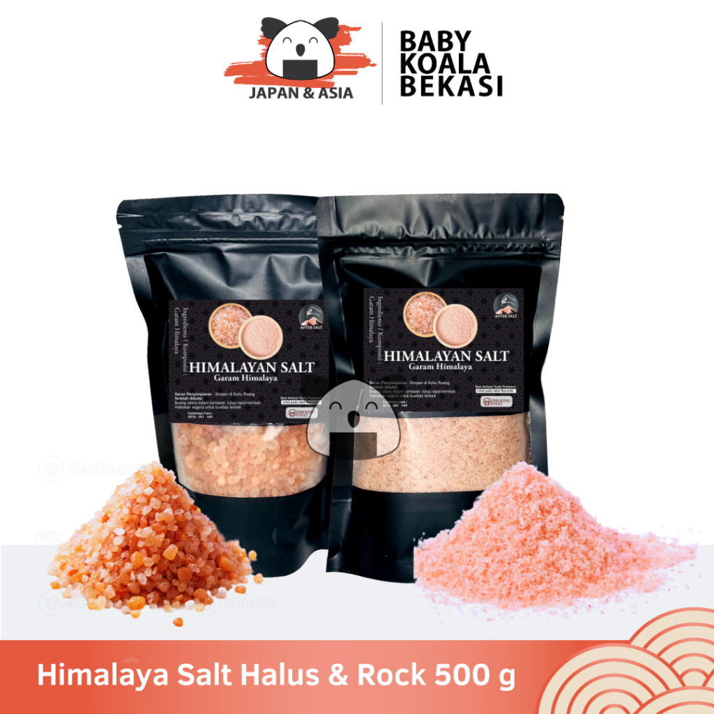 

AFTER SALT Garam Himalaya Rock & Halus 500 g | Himalaya Pink Salt -BKB