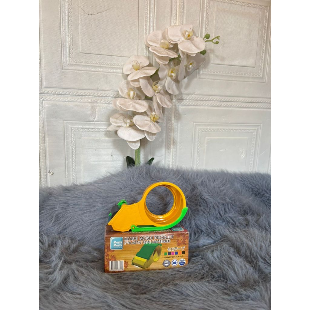

Tape Cutter Dispenser Moshi Moshi MS-806 Metal Stainless 2" - Pemotong Lakban