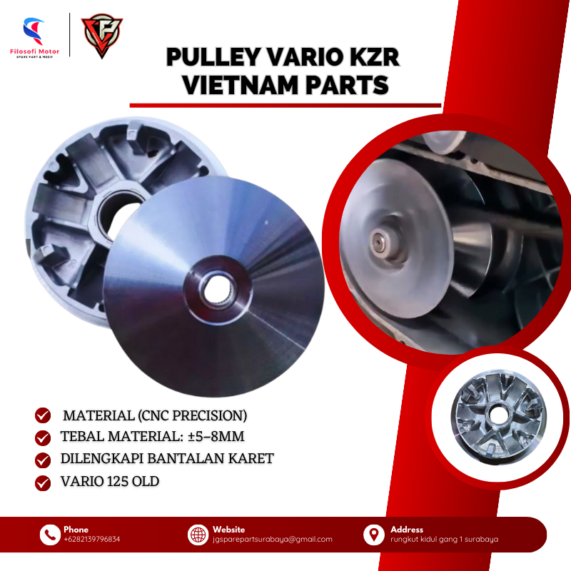 PULLEY KZR PULLEY PULLEY VARIO RUMAH ROLLER VARIO 125 VIETNAM PARTS