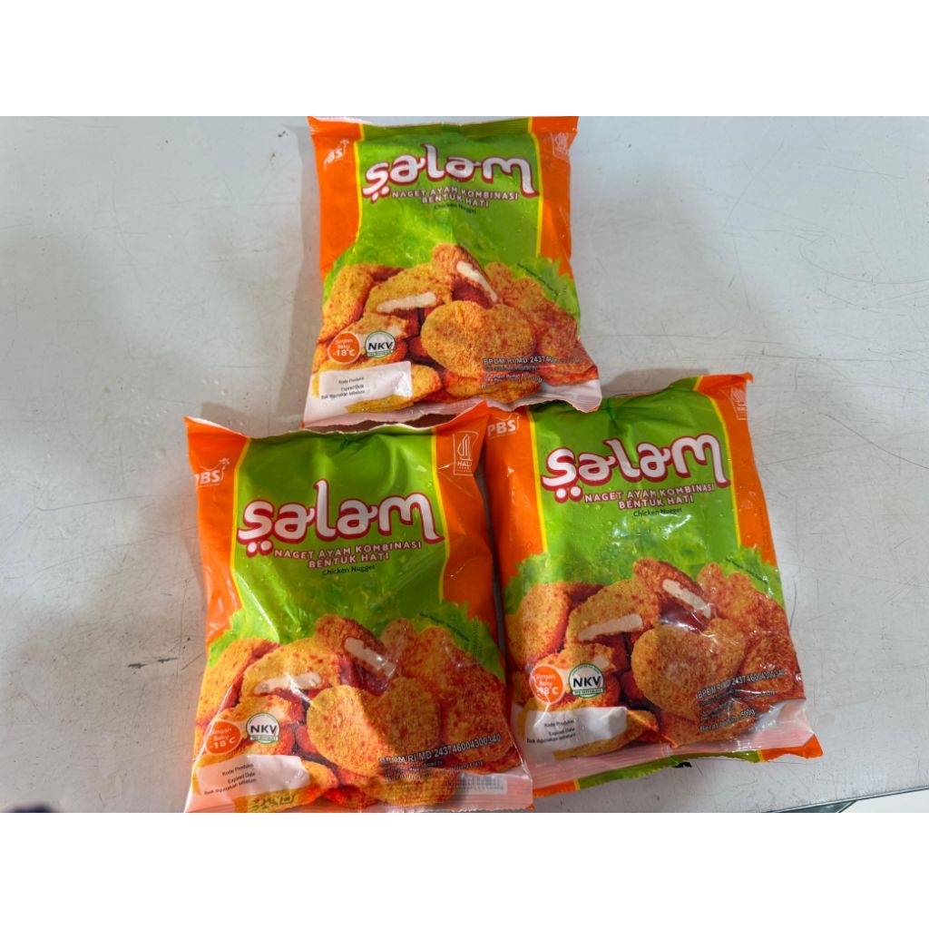 NUGGET SALAM BENTUK LOVE 500GR