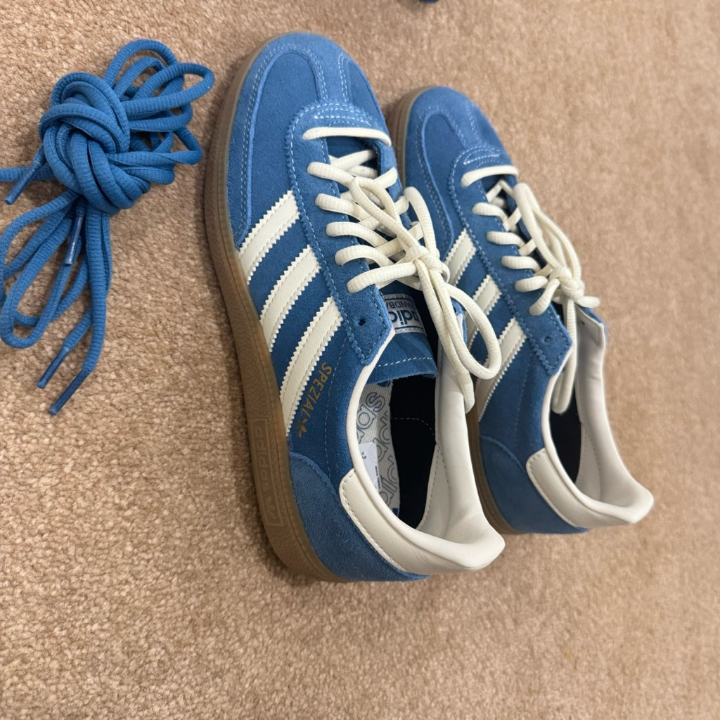 ADIDAS ORIGINALS HANDBALL SPEZIAL BIRU CORBLUE UKURAN 38 (5/23,5) PRELOVED | LIKE NEW