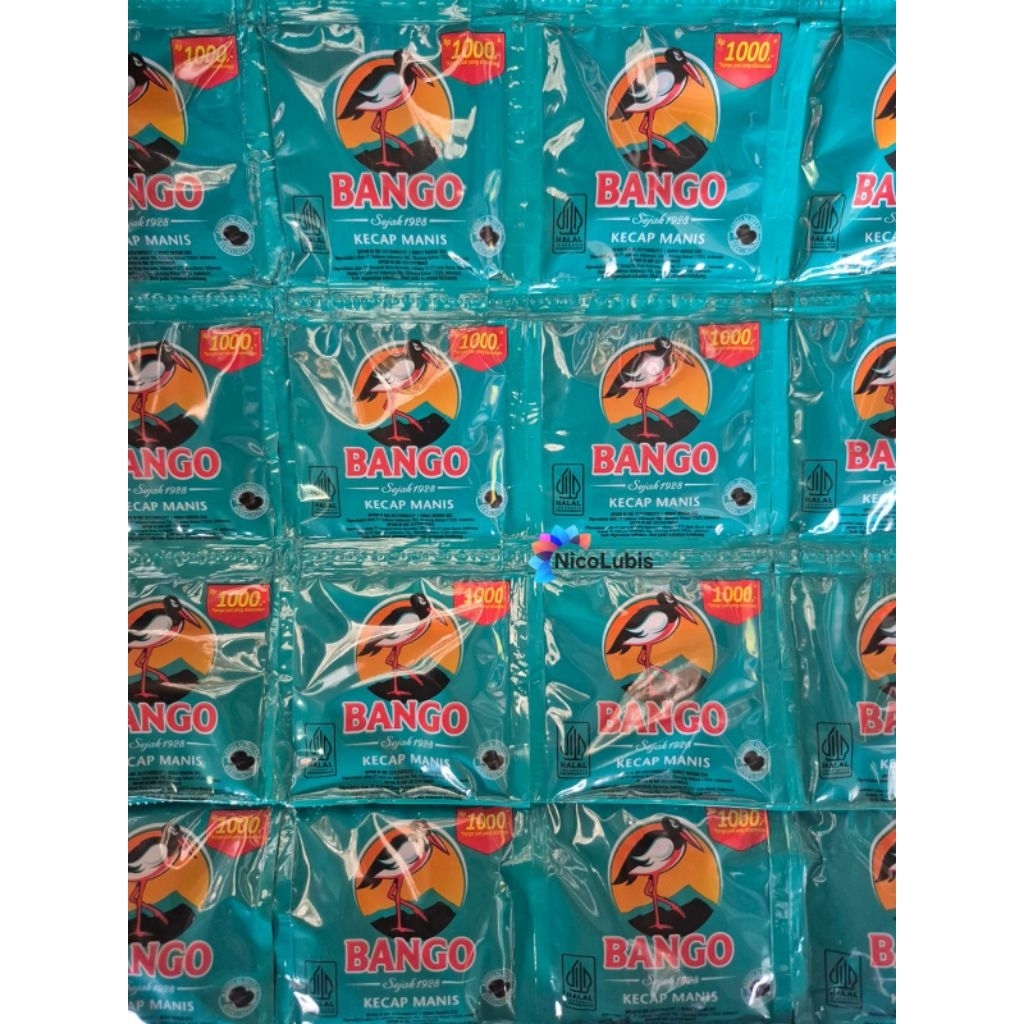 

kecap manis bango sachet rencengan 20ml x 12 PCS