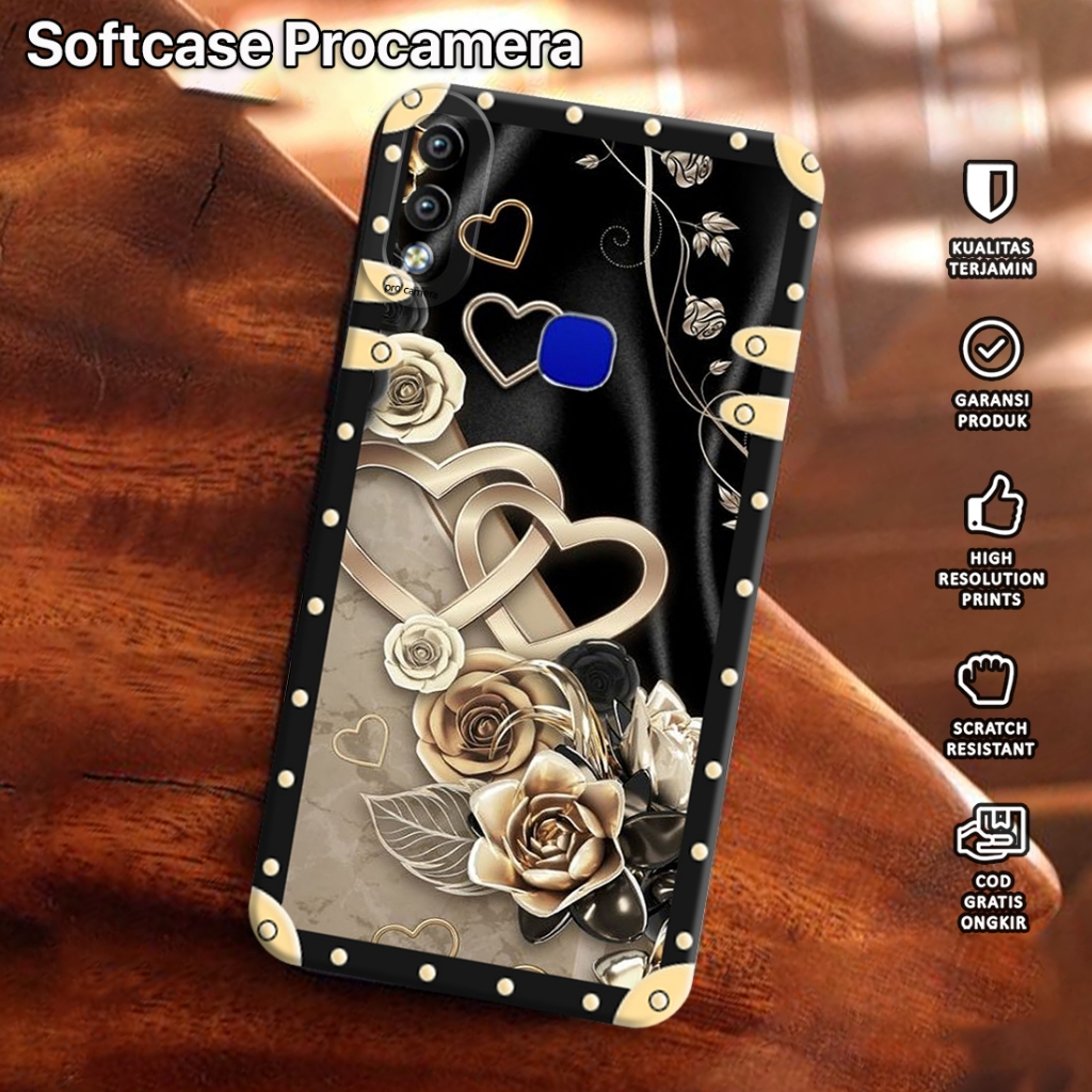 Case Hp For VIVO V11 V11i 1806 - Casing For VIVO V11 V11i 1806 - ( DK46 ) - Softcase Hp - Silikon Hp