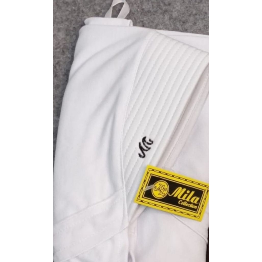 KERUDUNG SEKOLAH BERGO SERUT MODEL RABBANI (Warna Putih)