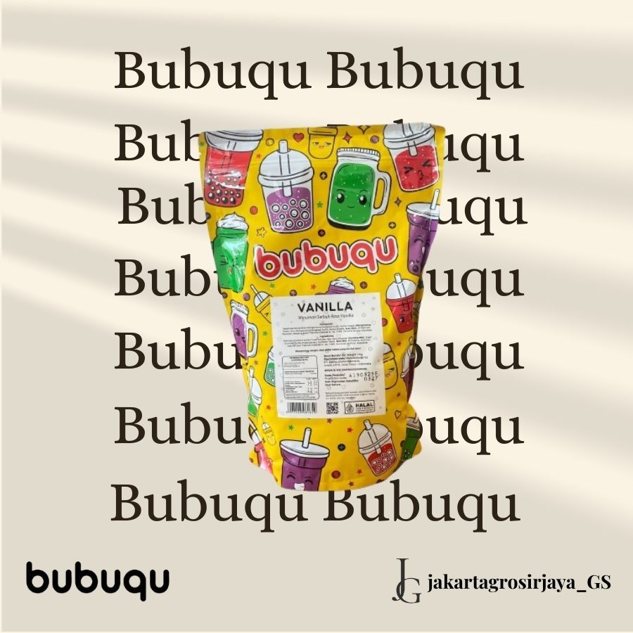 

Bubuqu Powder Drink Vanilla - Bubuk Minuman Vanilla 1 Kg