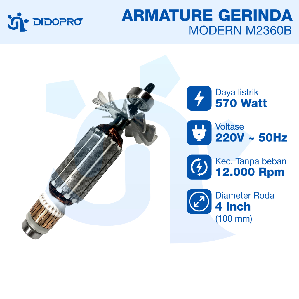 Armature Angker Mesin Gerinda Modern M 2360B M-2360B M2360B