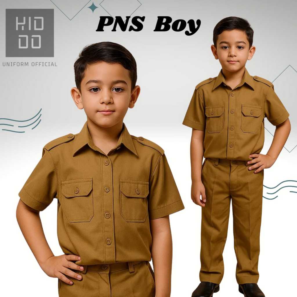 BAJU PROFESI ANAK PNS KECIL/PNS/LAKI LAKI/GURU ANAK/KOSTUM GURU PNS ANAK/SETELAN PNS ANAK