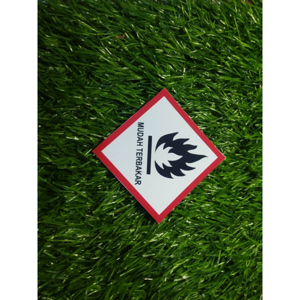 

stiker vinyl mudah terbakar
