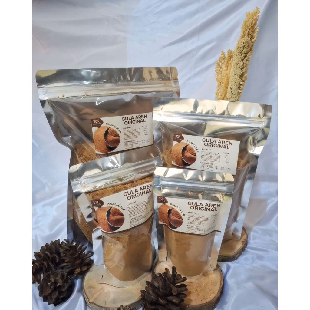 

GulaAren Bubuk Murni Premium-TanpaPengawet–GulaSemutAsliAlamiSehatuntukKopi&Teh