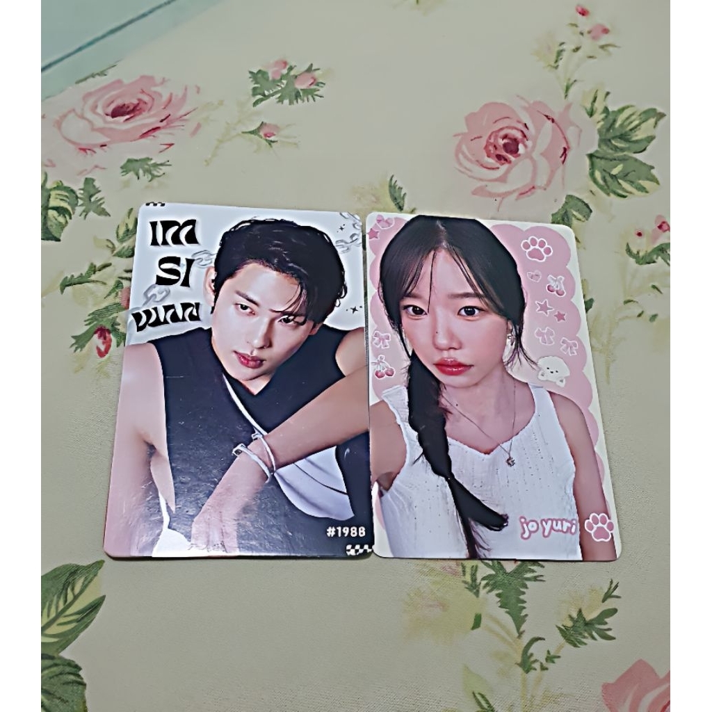 Photocard set jo yuri & im si-wan (read desk)