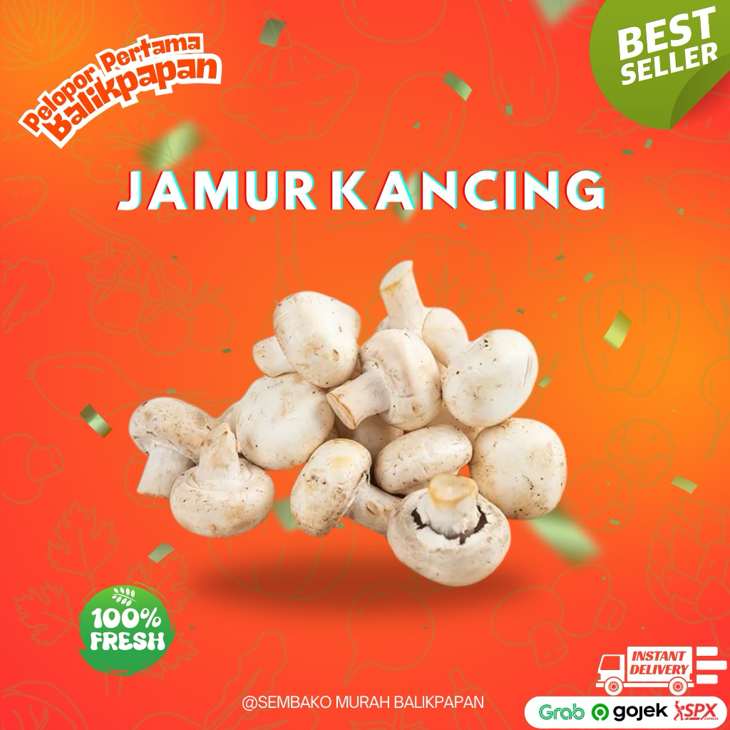 

jamur kancing 200 gr