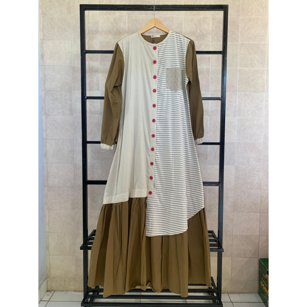 DRESS SYAINA BY SEMUT | GAMIS SYAINA BY SEMUT | GAMIS KATUN PREMIUM | GAMIS KATUN KEKINIAN