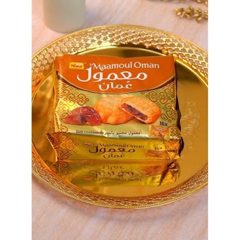 

Maamoul Oman Nabil Biskuit Kurma Arab Isi 16pcs - Date Filled Cookies , Biskuit Oleh Oleh Haji Umroh Cookies Arab Premium