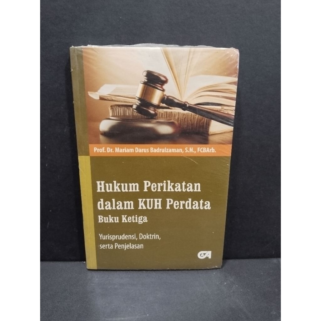 Buku original HUKUN PERIKATAN DALAM KUH PERDATA by Dr Mariam Darus