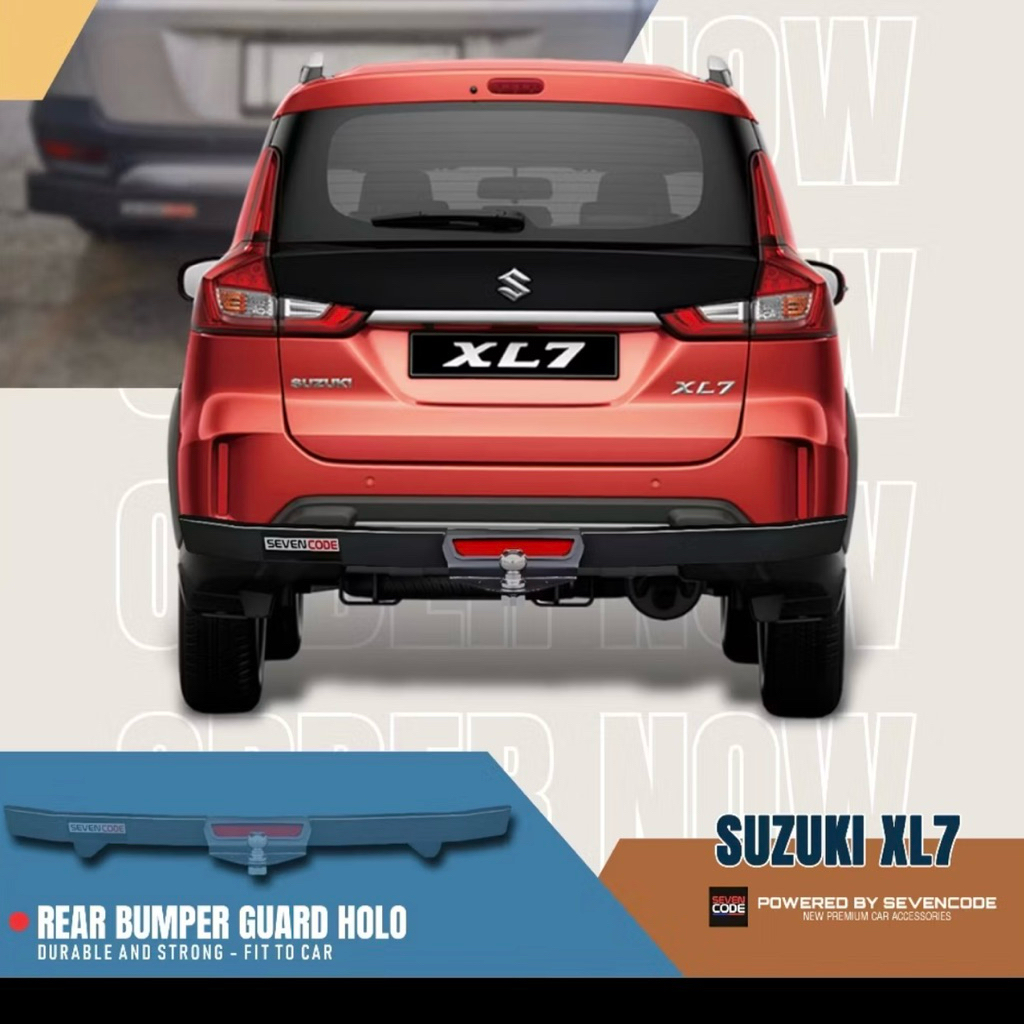 Rear Bumper Guard Holo Suzuki XL7 Towing Sevencode - Baru