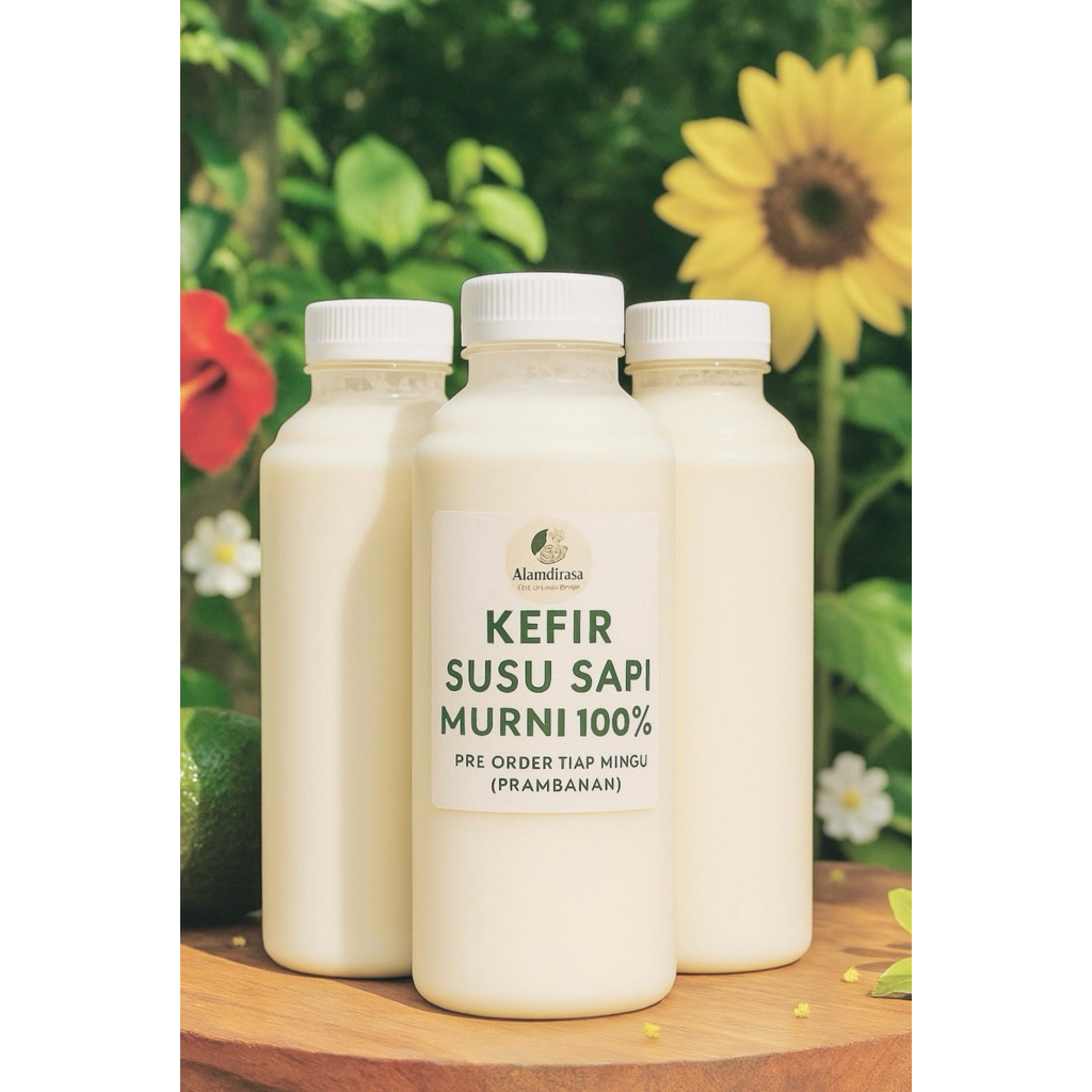 

Kefir Susu Sapi Murni 100% Cold Fermentation