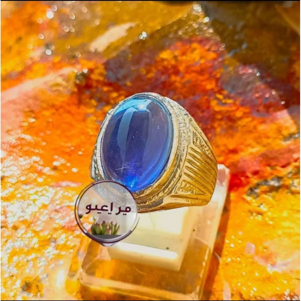 batu cincin biru king safir blue ing safir American crystal