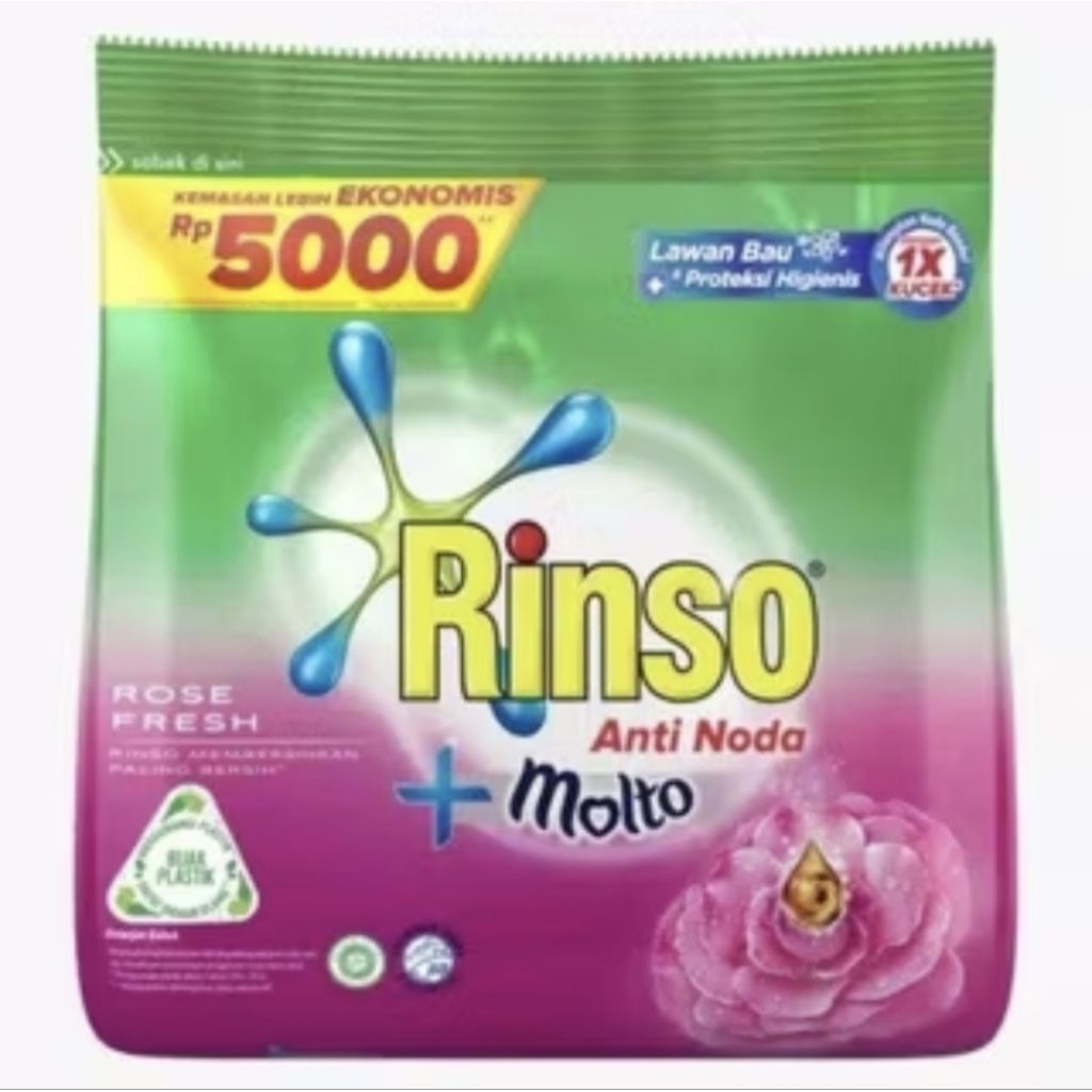 Rinso Bubuk deterjen 5000 an