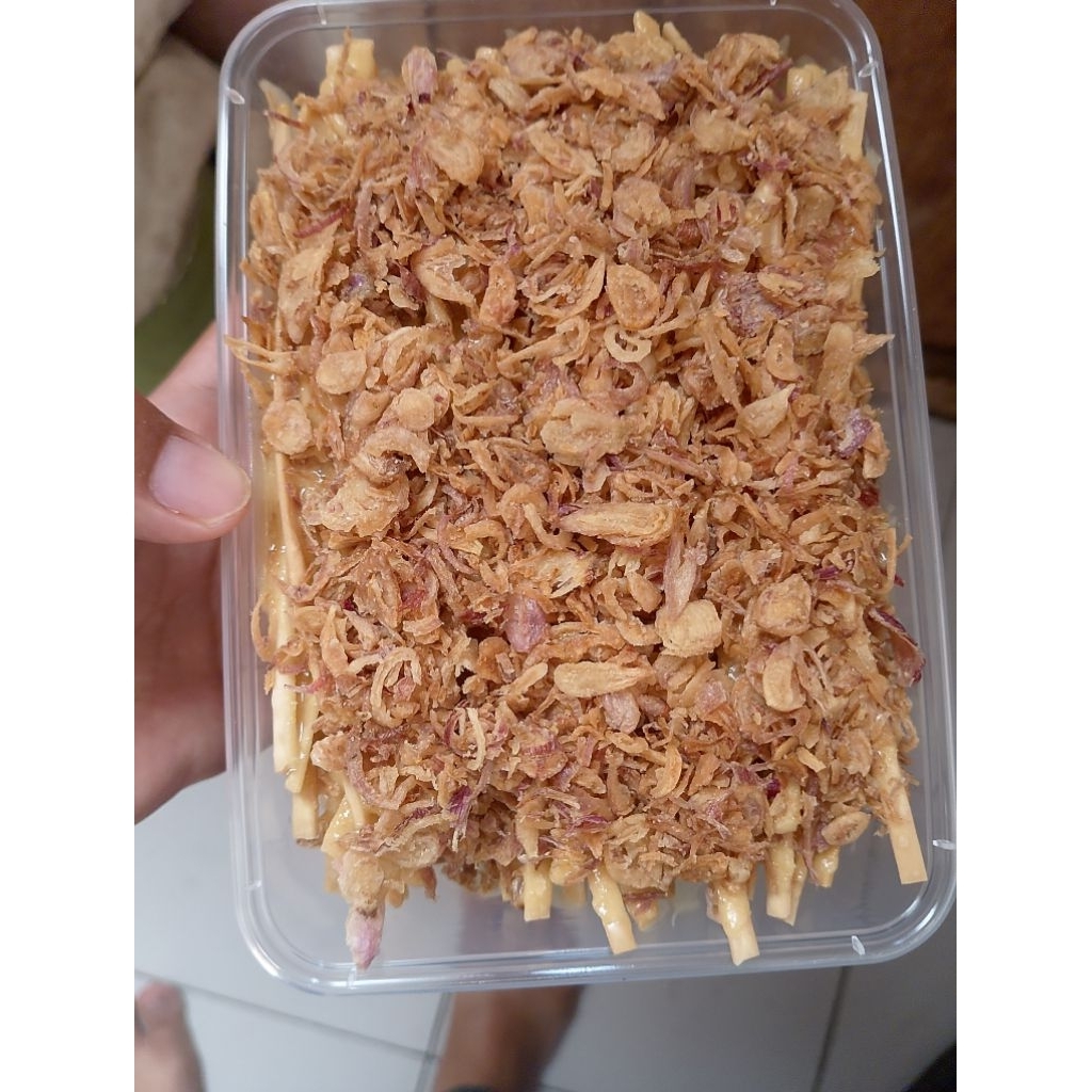 

milidi gepeng bumbu basah rasa JAGUNG MANIS toping full bawang goreng kemasan 500ml
