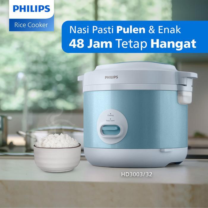 PHILIPS Rice Cooker HD-3003 1.8 Liter HD3003 HD 3003 Garansi Resmi BATAM