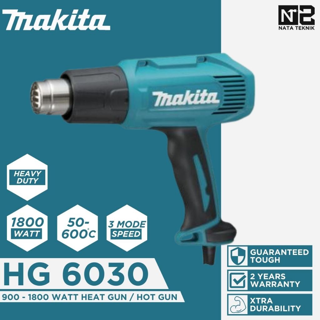 MAKITA HG 6030 Mesin Pemanas / Hot Gun / Heat Gun 900 - 1800 Watt MAKITA HG6030 Heat Gun
