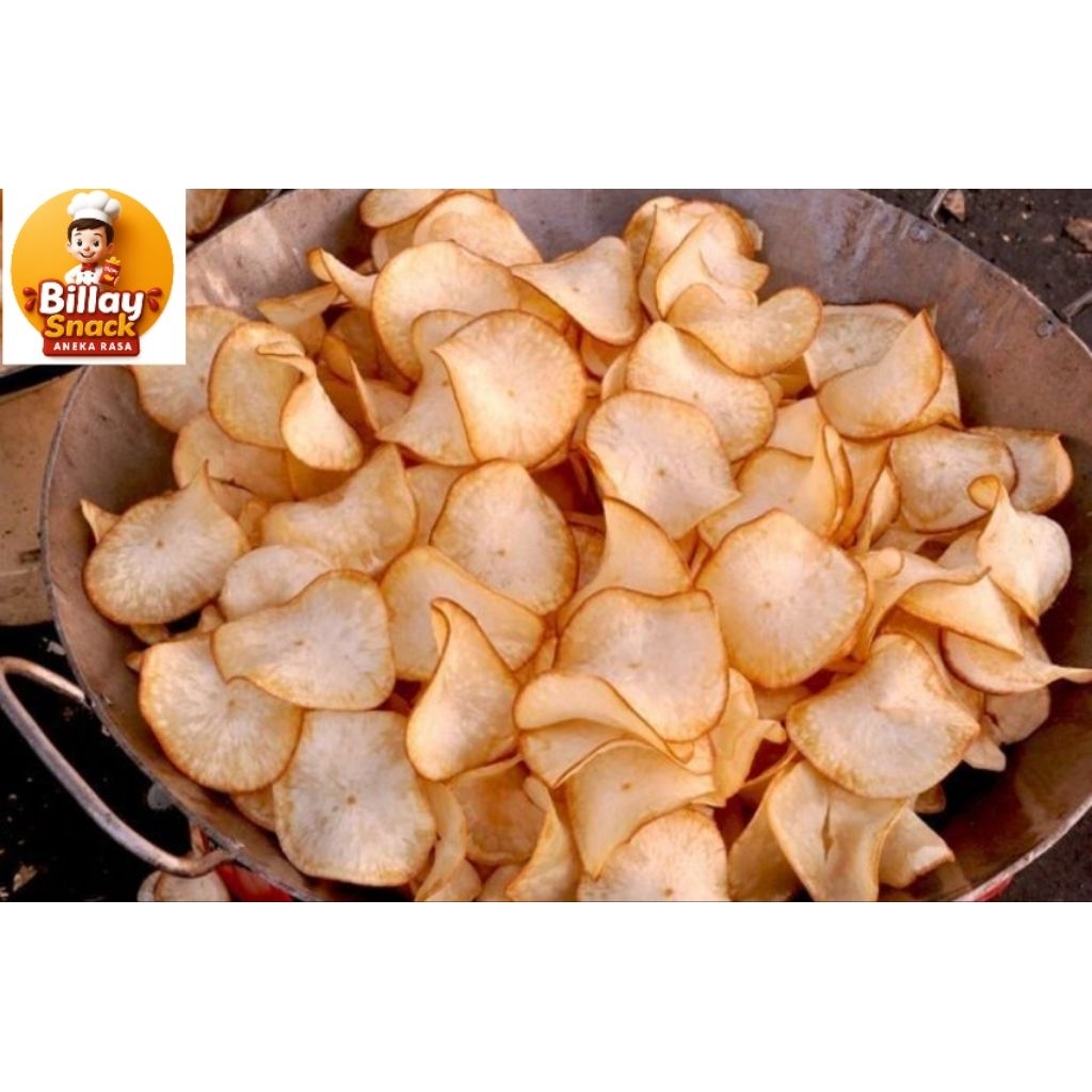 

Keripik singkong original enak murah 100/200/500 gram - snackbkillay