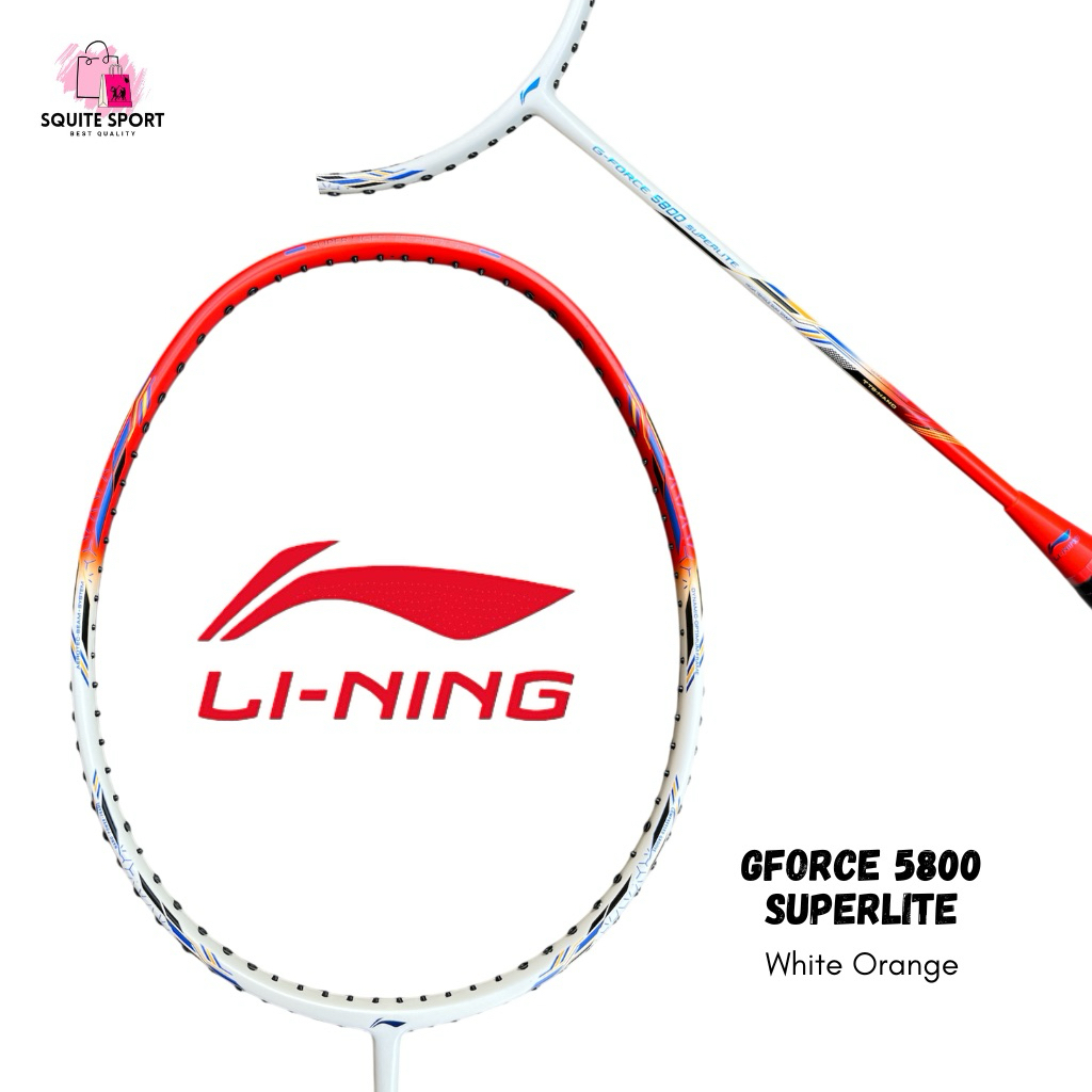 New Deals Raket Lining Gforce 5800 5900 Superlite Original Badminton