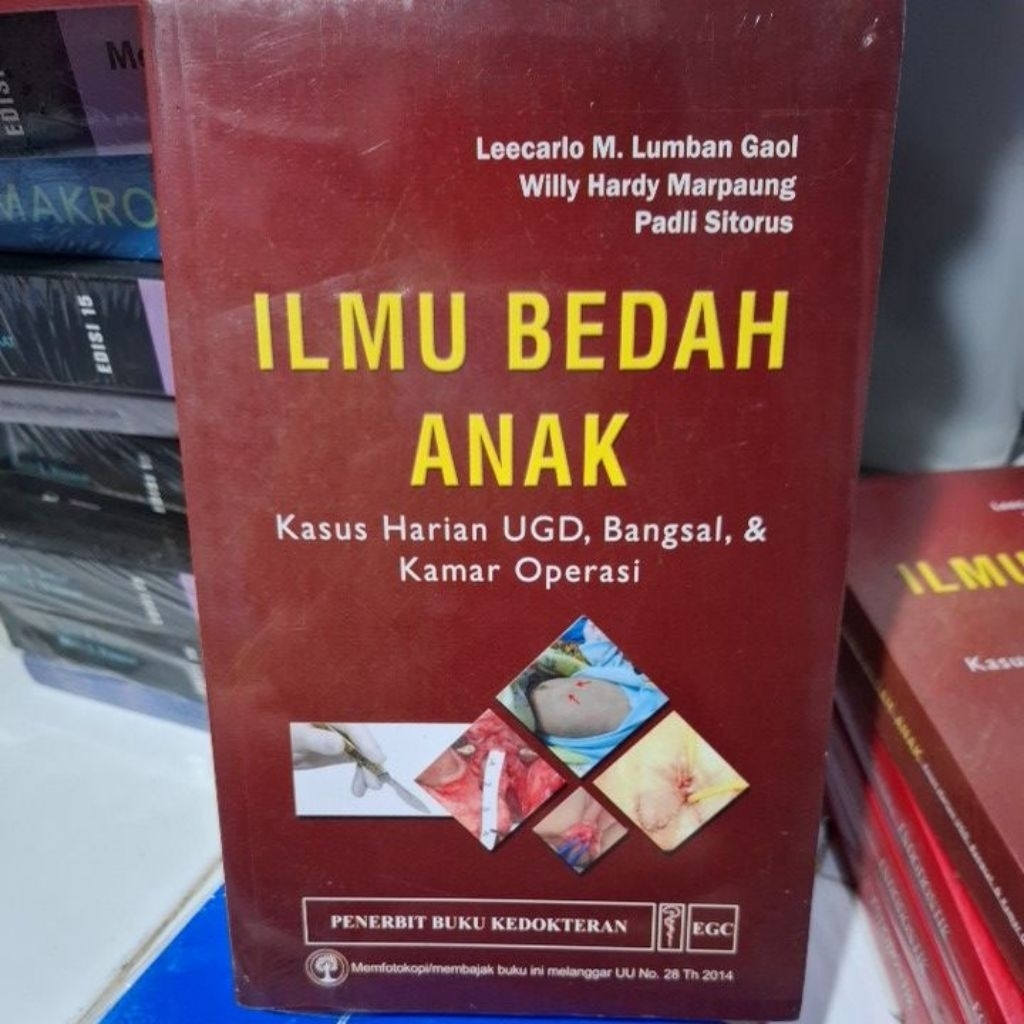 ilmu bedah anak kasus harian ugd bangsaldan kamar operasi