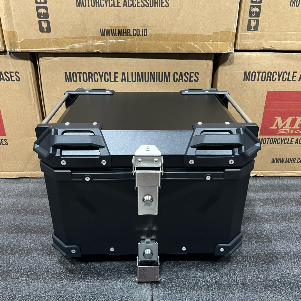 Box Bagasi Motor MHR Racing Alumunium 45 Liter Universal For Honda Yamaha NMAX ADV PCX APRILIA SR GT