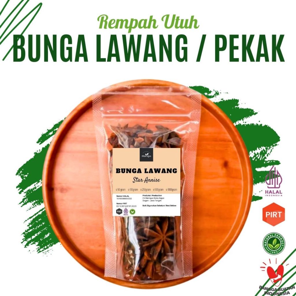 

Bunga Pekak / Lawang / Star Anise Rempah Asli