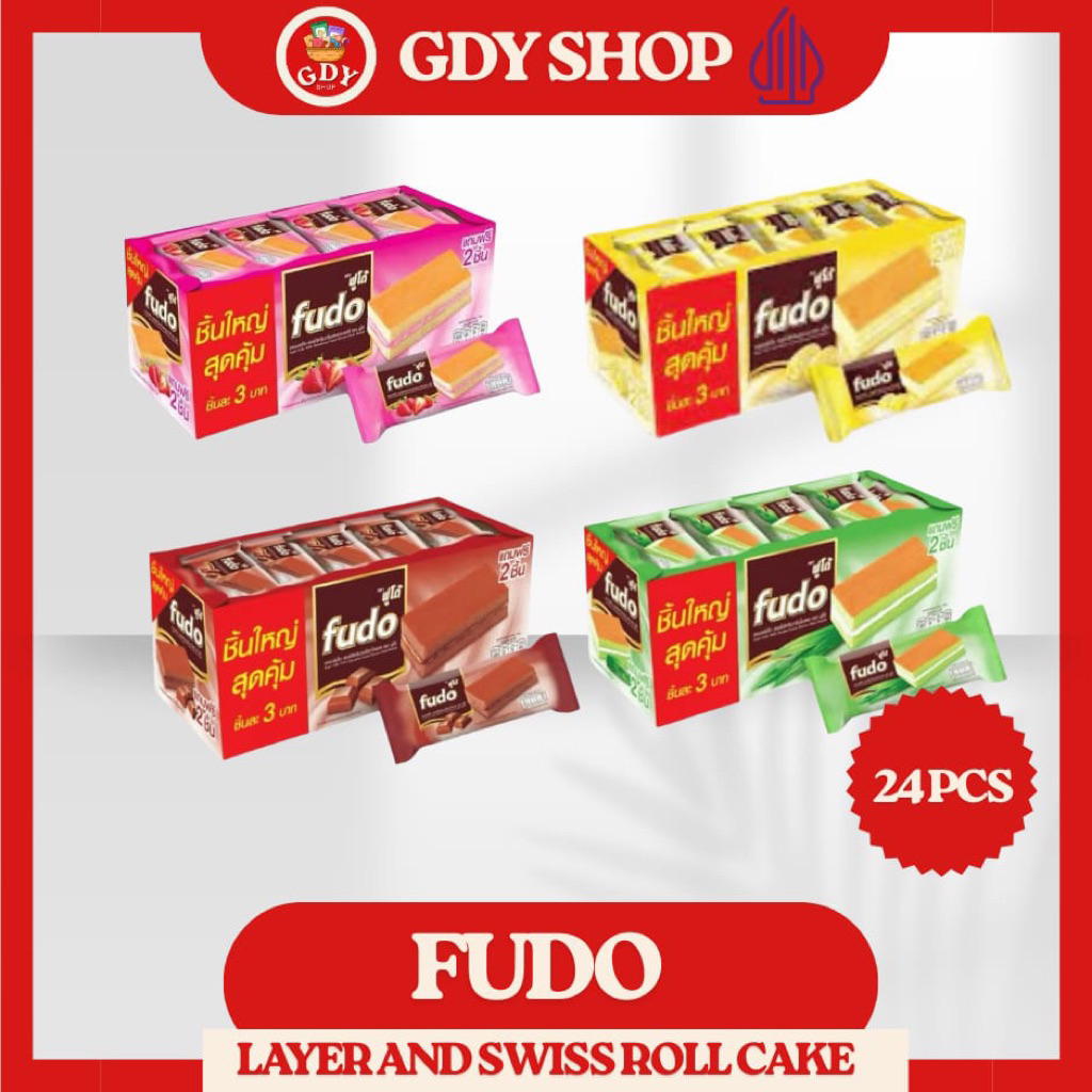 

Fudo Layer Cake | Swiss Roll With Cream