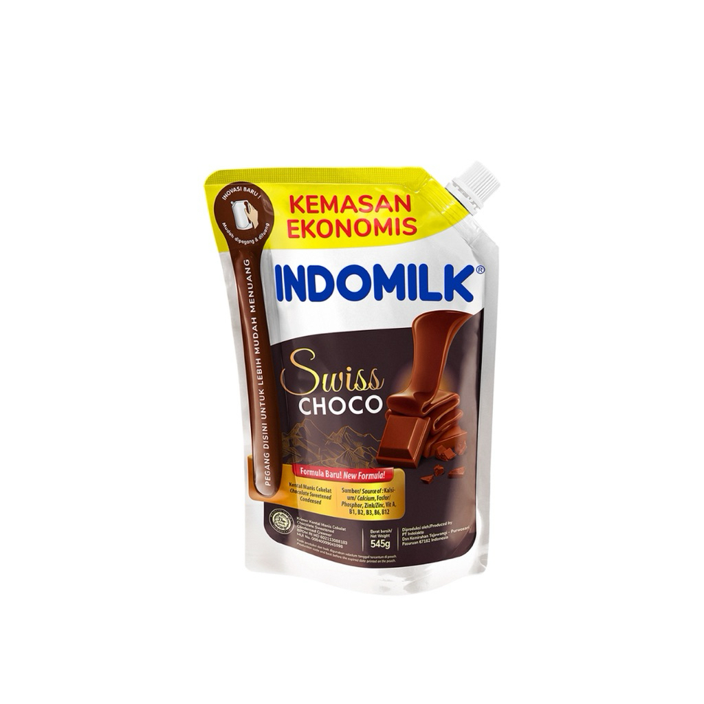 

Indomilk Krimer Kental Manis Chocolate Dan Putih Pouch 545g