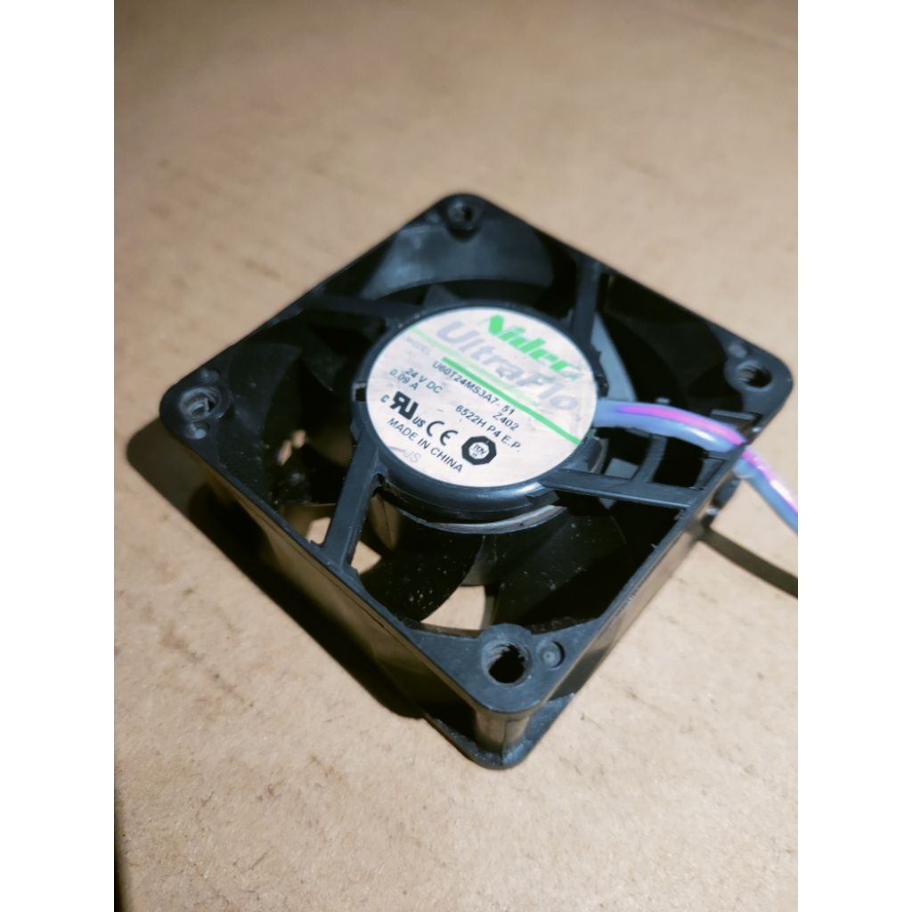 FAN/KIPAS DC 24VOLT NIDEC 0.09A 6X6CM
