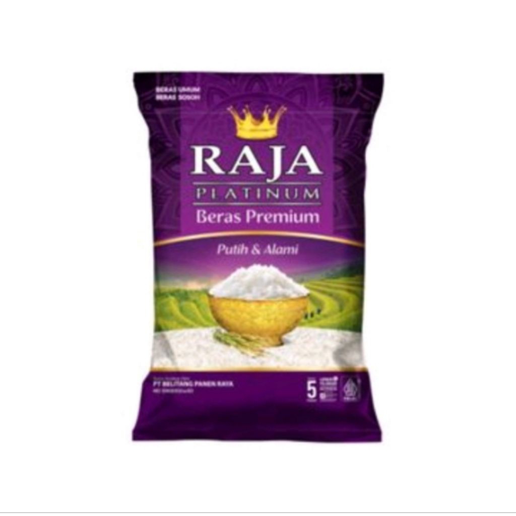 

Beras Raja Platinum Premium 5kg Putih Alami