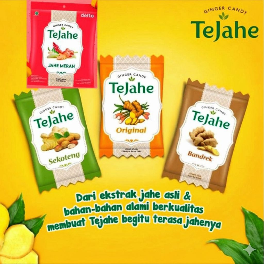 

Permen TEJAHE Pelega Tenggorokan