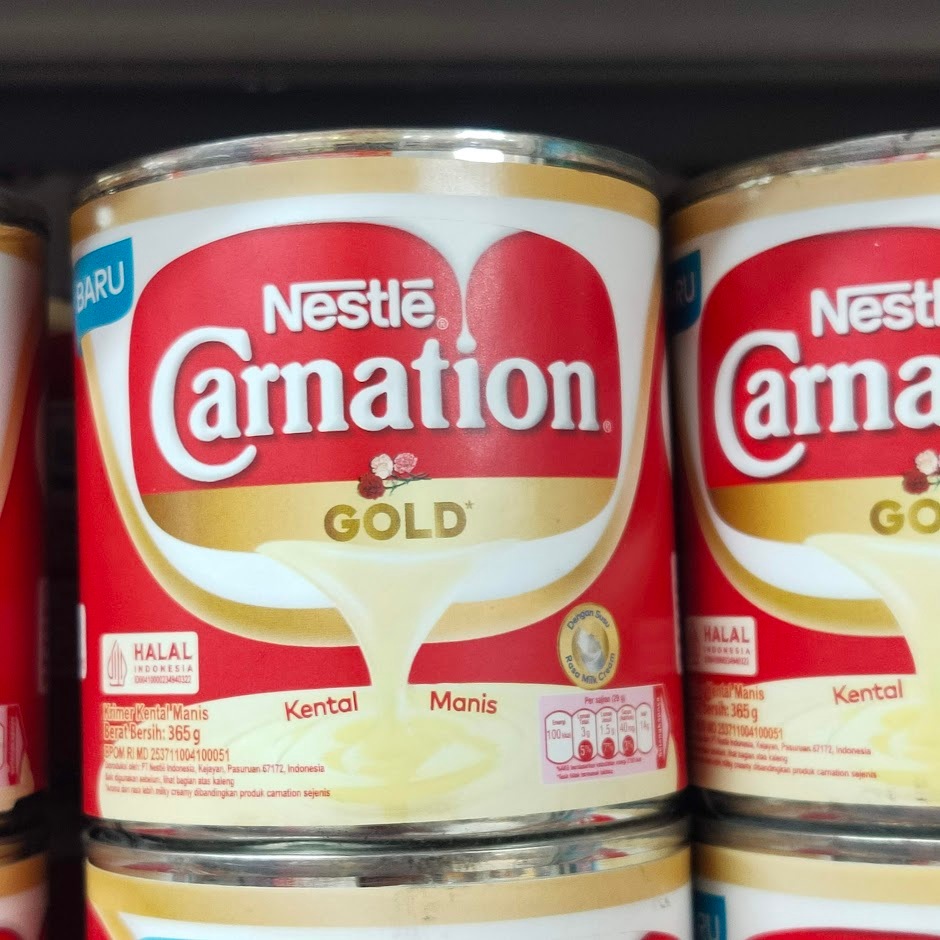 

CARNATION GOLD Susu Krimer Kental Manis Kaleng 365gr