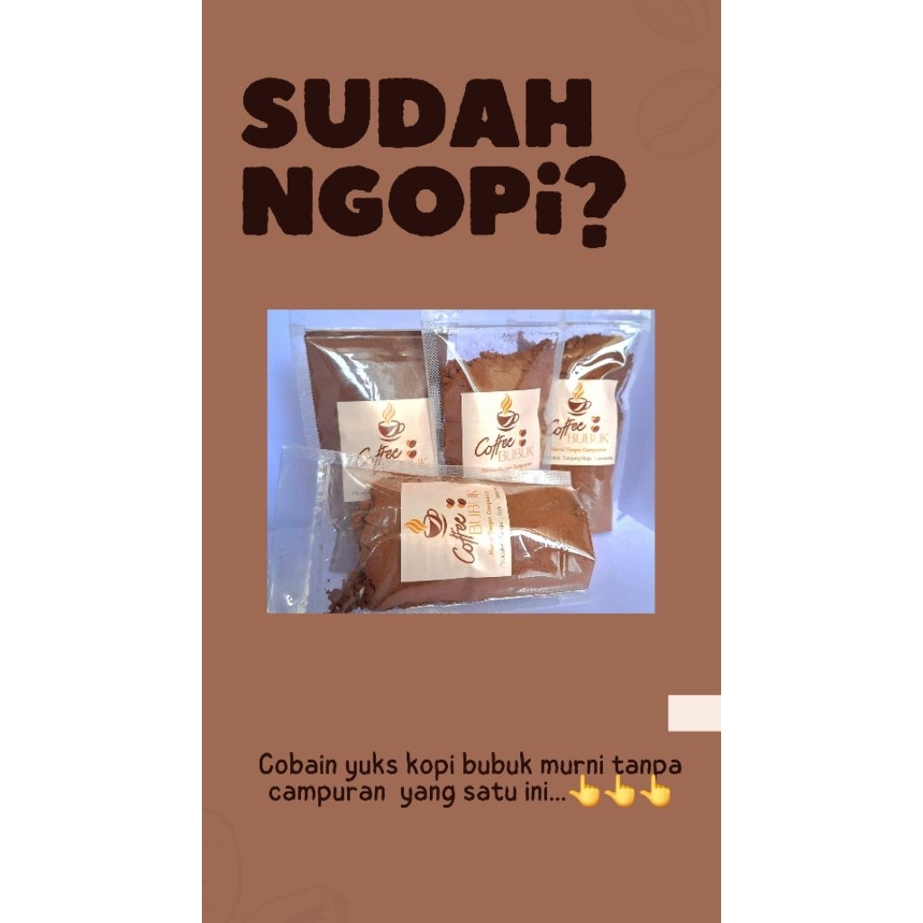 

kopi bubuk murni